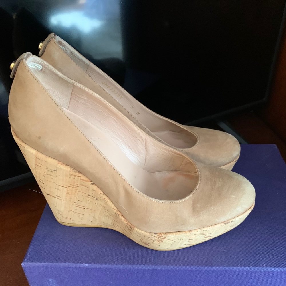 COPY - Stuart Weitzman Corkswoon wedges